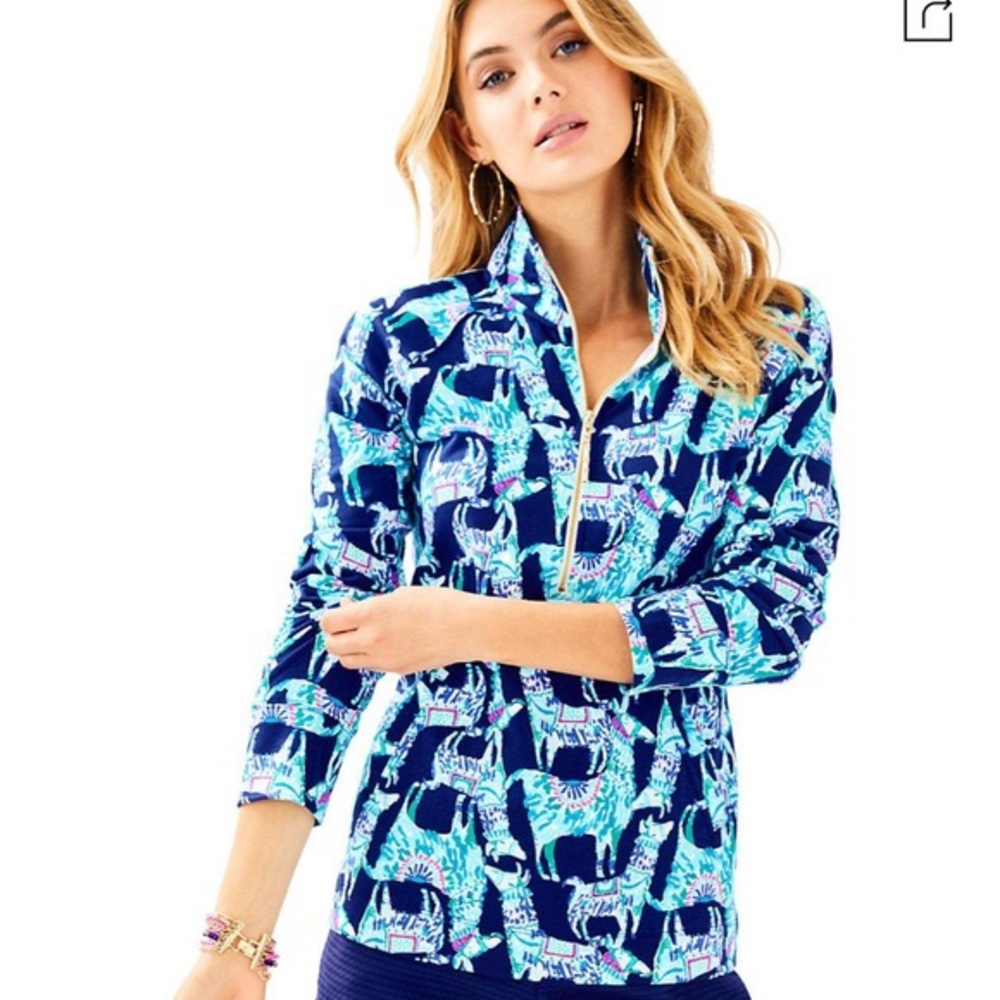 Lilly Pulitzer Alpaca my bags popover